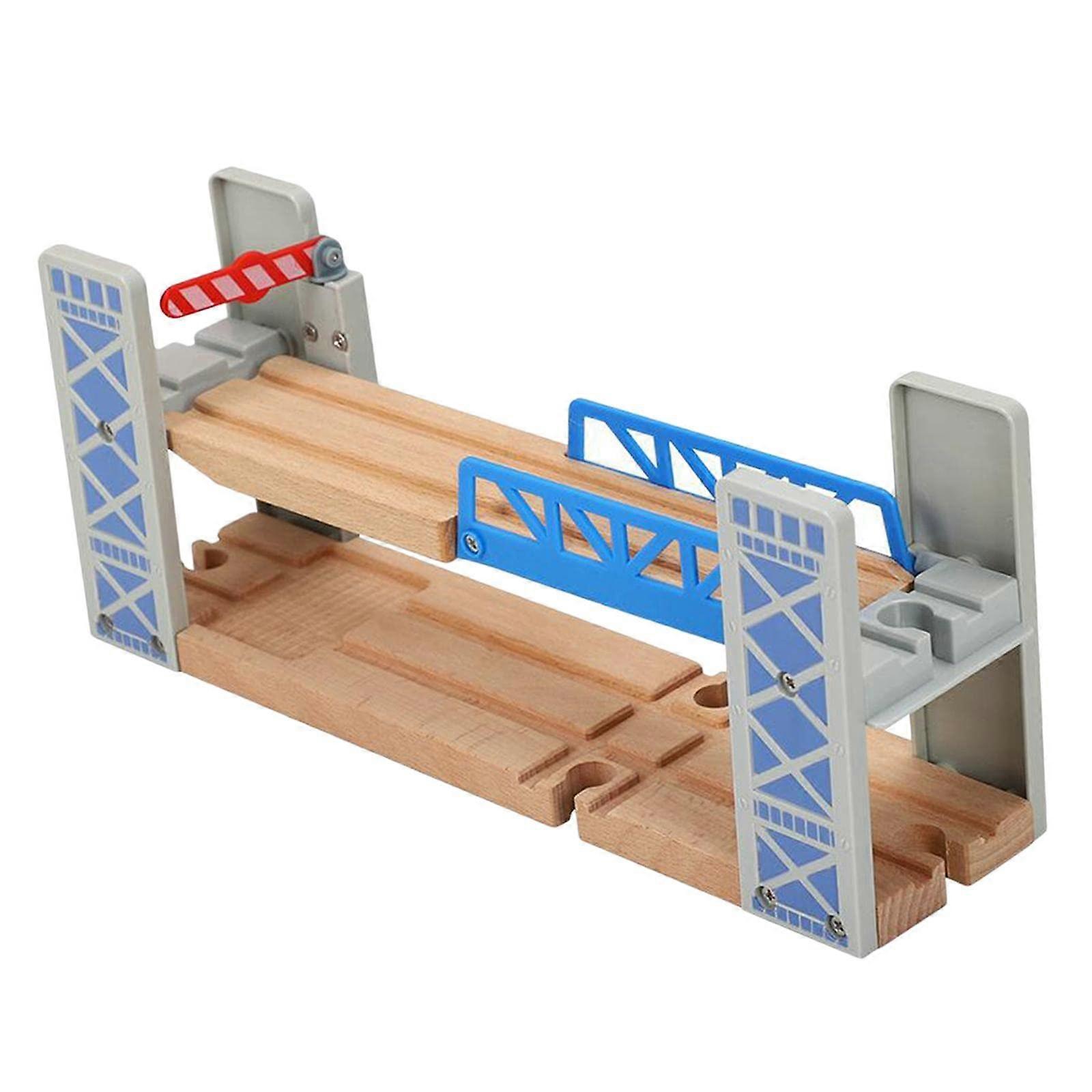 Children's railway tracks bridge rail vehicle playset classic toy for