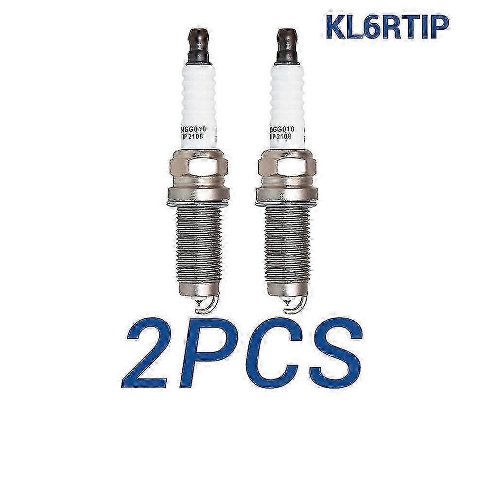 2pcs/lot Iridium Platinum Spark Plugs KL6RTIP for Compatible with Certain Brands