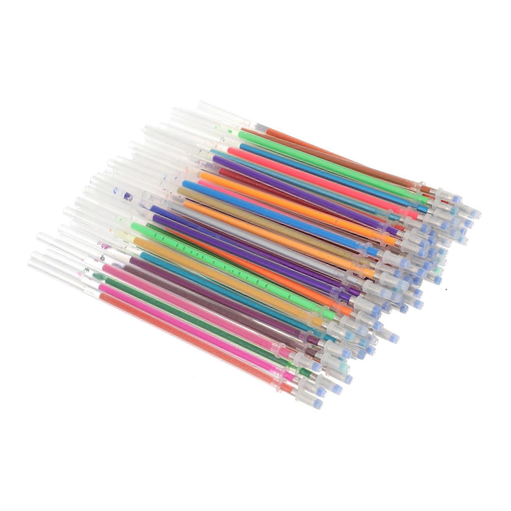 72 pieces gel refill set, creative refills for gel pens, practical refills for ink pens