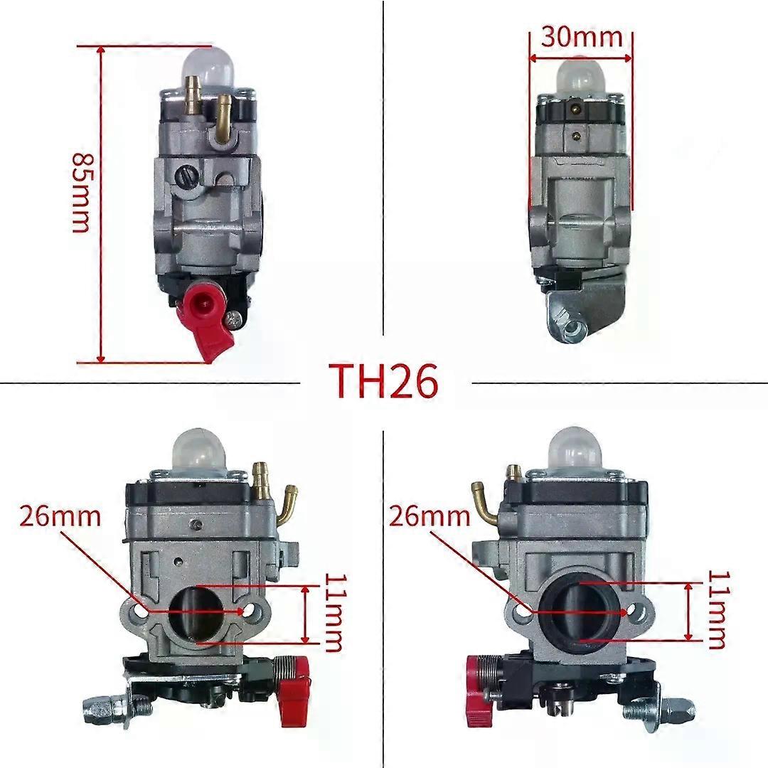 Grass Mechanical Carburetor For TH23 TH26 TH34 Oleo Mac BV162 23CC 25CC 26CC 33CC 35CC 2 Stroke Trimmer Blower Lawn Mower Engine