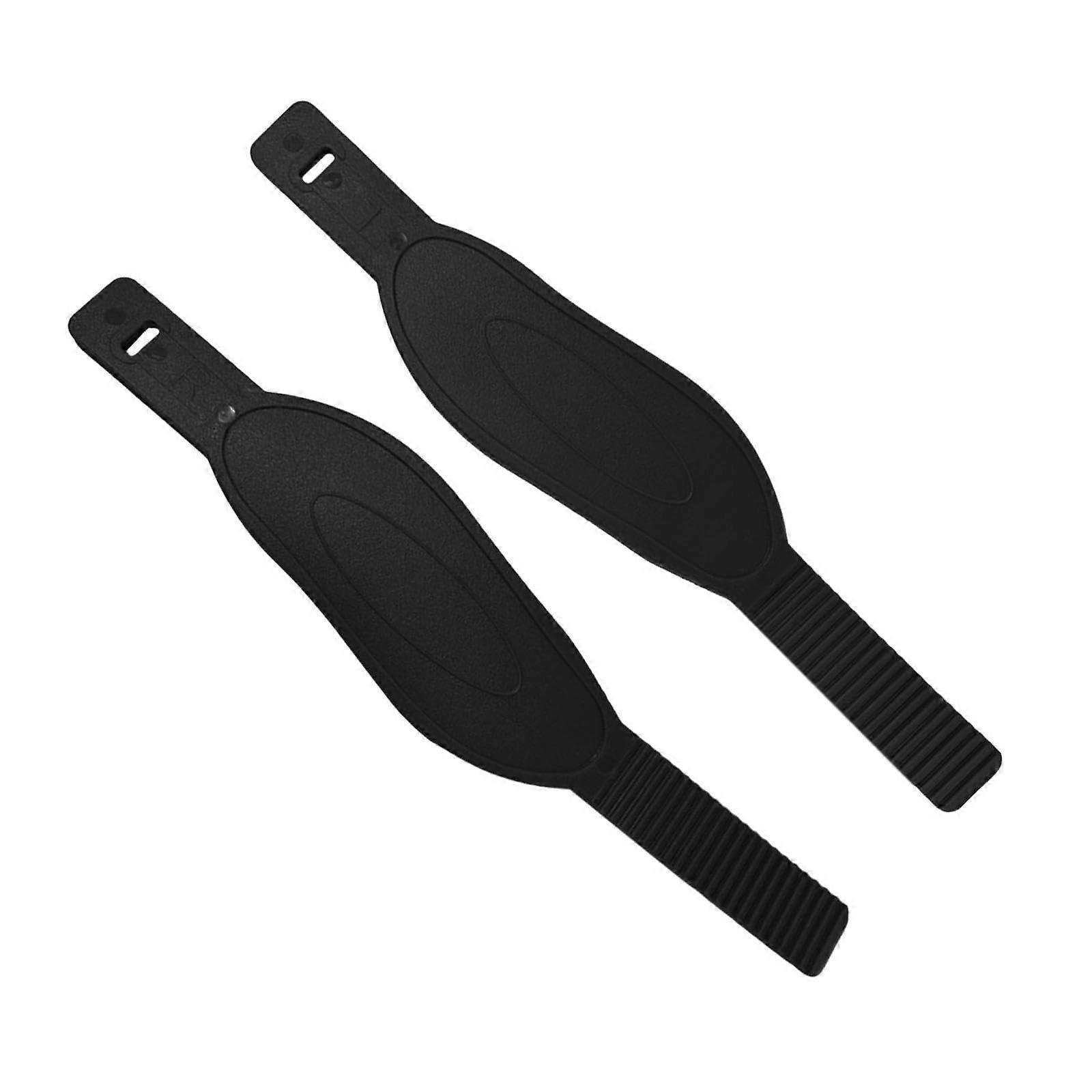 2 x Exercise Bike Pedal Straps Universal Adjustable Attachment Straps for Home Cycling