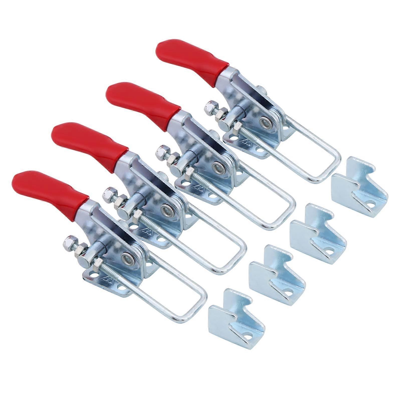 GH-40323 Toggle Clamps High Capacity Locking Type Comfortable Handle for Metal Holding 4 Pieces 163 kg/360 lbs Durable Design