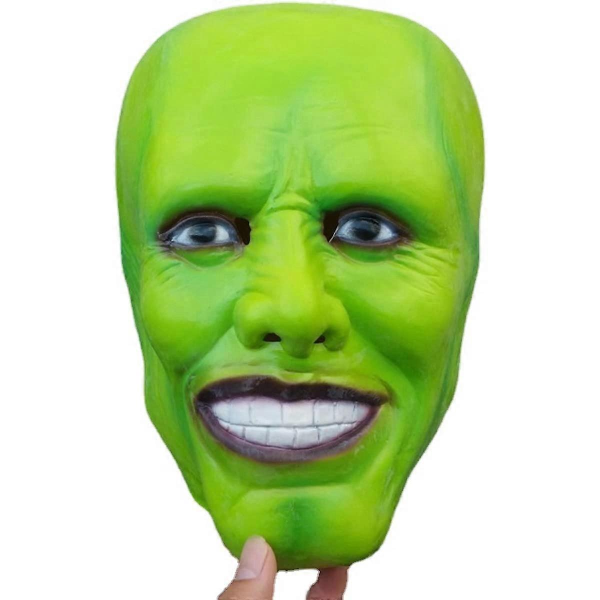 Hworks The Mask Stanley Latex Face Mask Cosplay Costume Props for Halloween Party