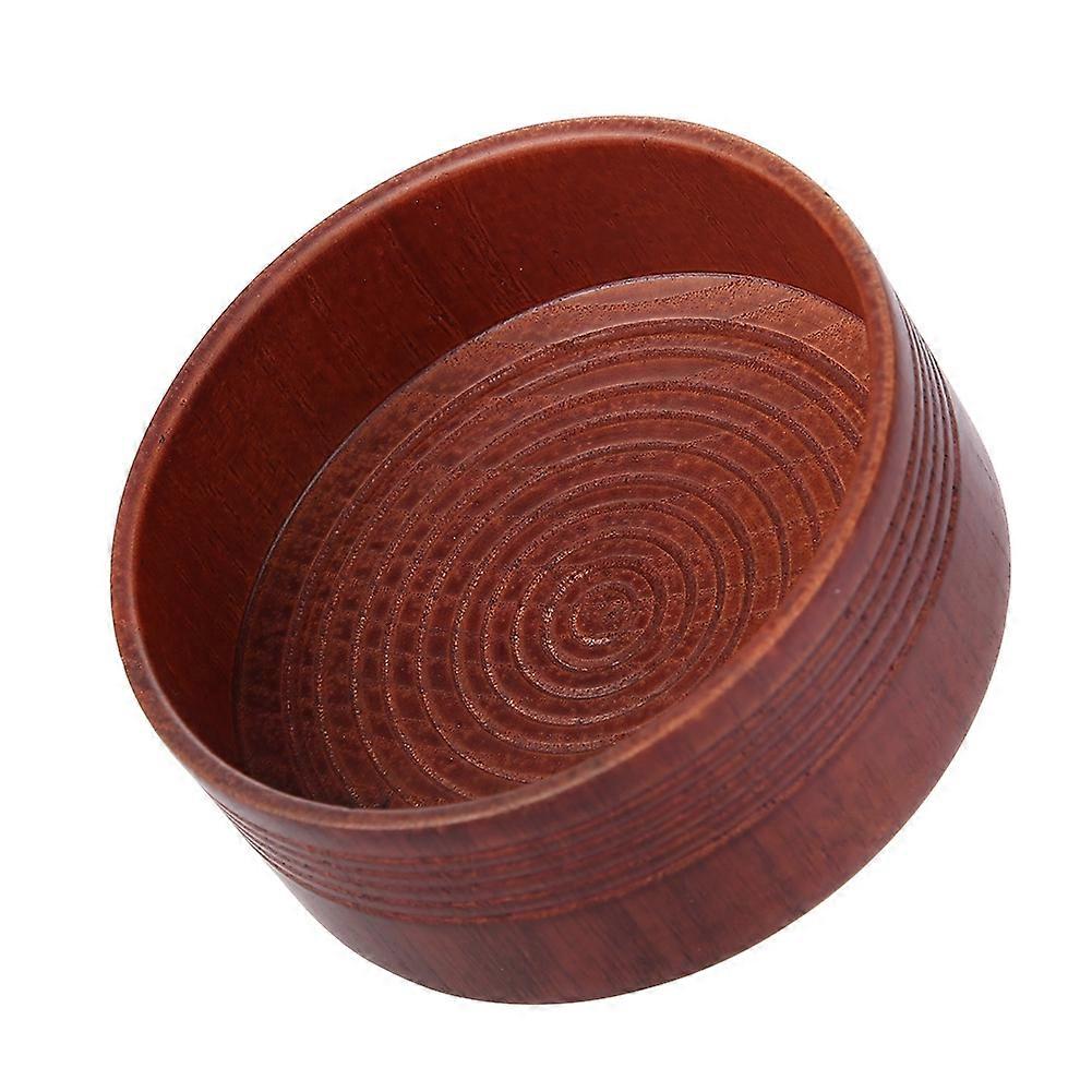 Wooden Shaving Soap Bowl Cup Mug Tool Natural For Man Shaver Razor Cleansing Foam Round