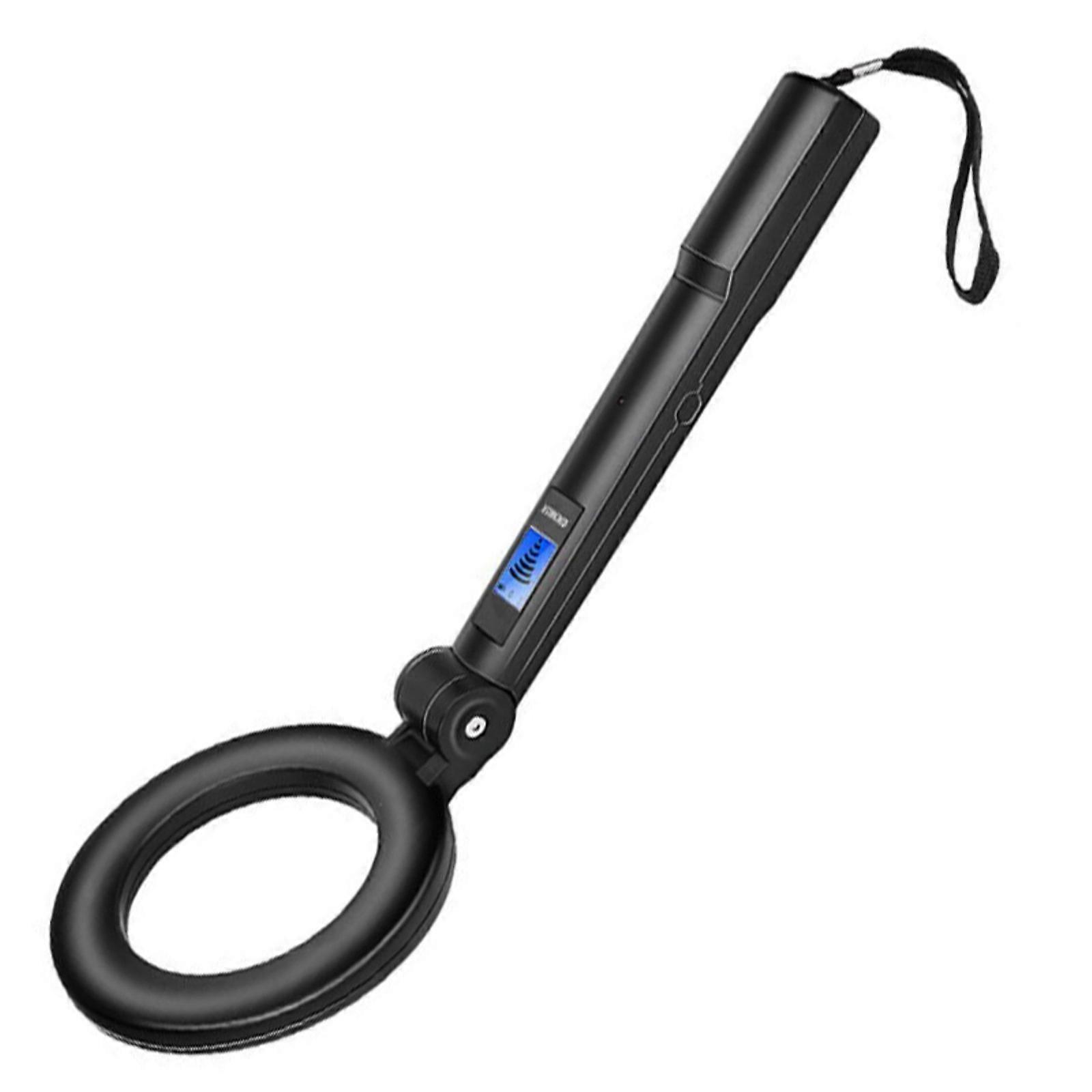 Scanner de détecteur de métaux pliable adapté au contrôle de sécurité Chasse au trésor en plein air Conception portable Construction ABS multicolore