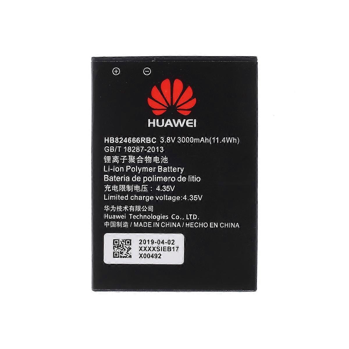 3.80V 3000mAh 电池更换 (编码:HB824666RBC) 适用于华为 E5577