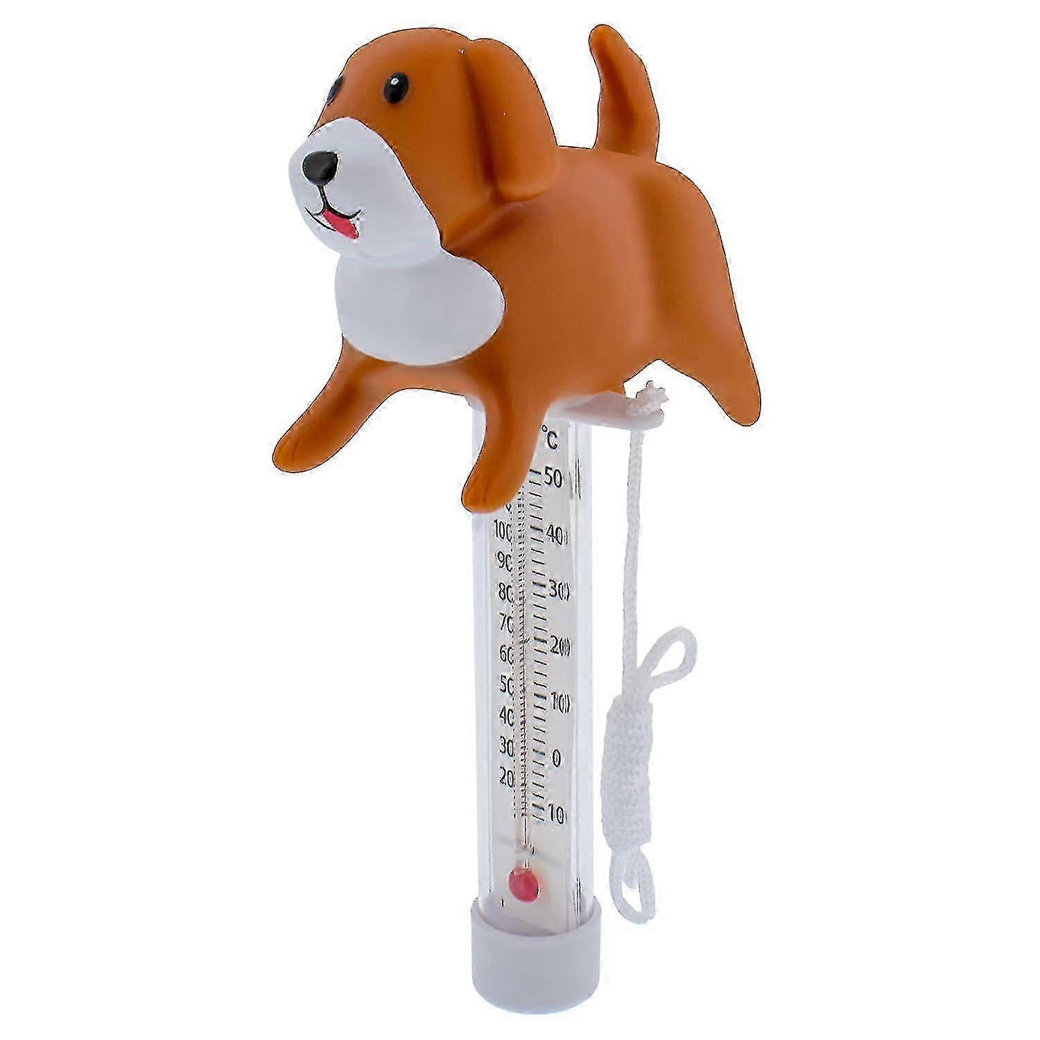 Pool Supply Floating Animal Thermometer - Easy to Read Temperature Display for Various Brands