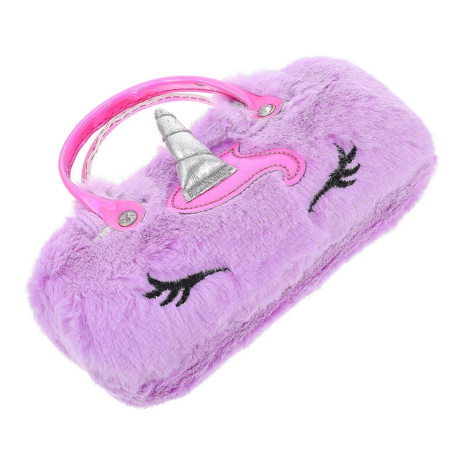 Spectacle Case Child Friendly Eyeglasses Box Pu Material Soft Pouch Daily Use Travel 1Pcs