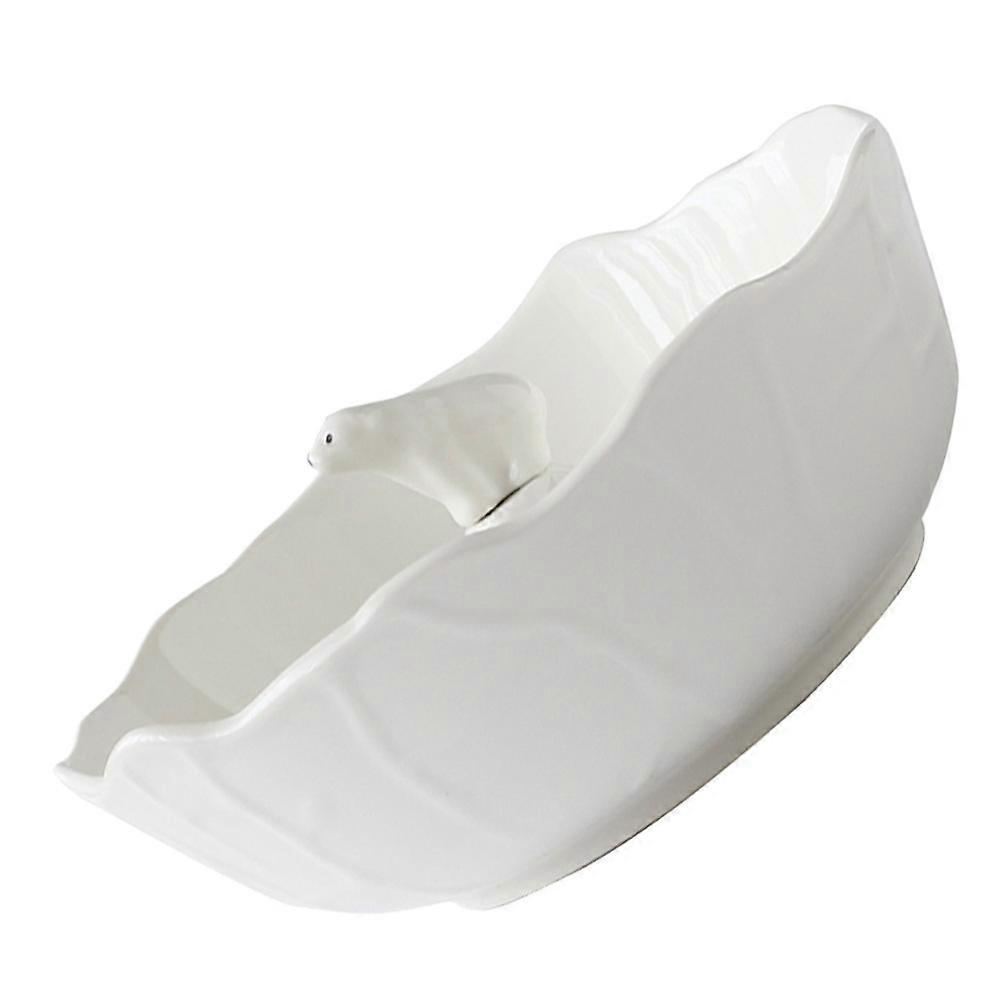 Large Serving Bowl In Bear Form Perfect For Salads And Snacks 1Pack