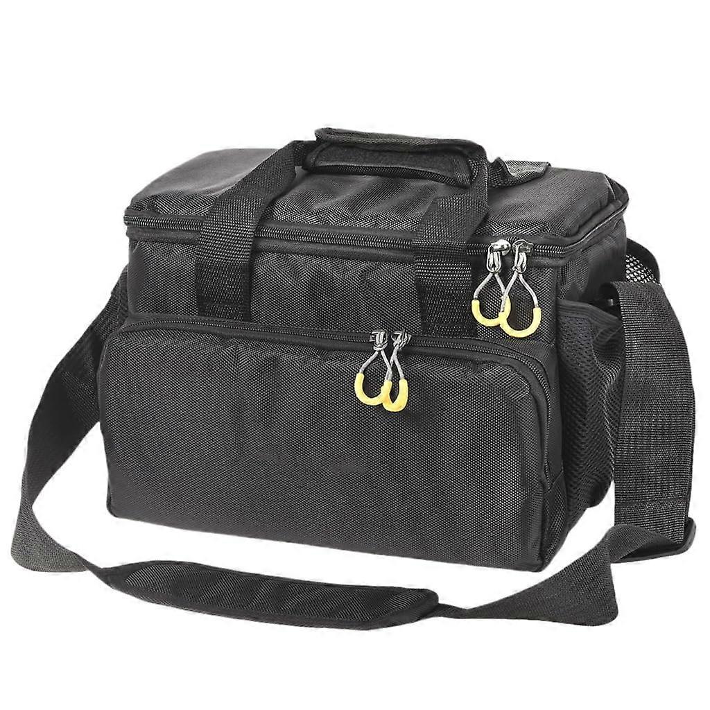 Fishing Tackle Bag with Large Capacity, Thick Gear Organizer, Multiple Pockets, Shoulder Carry