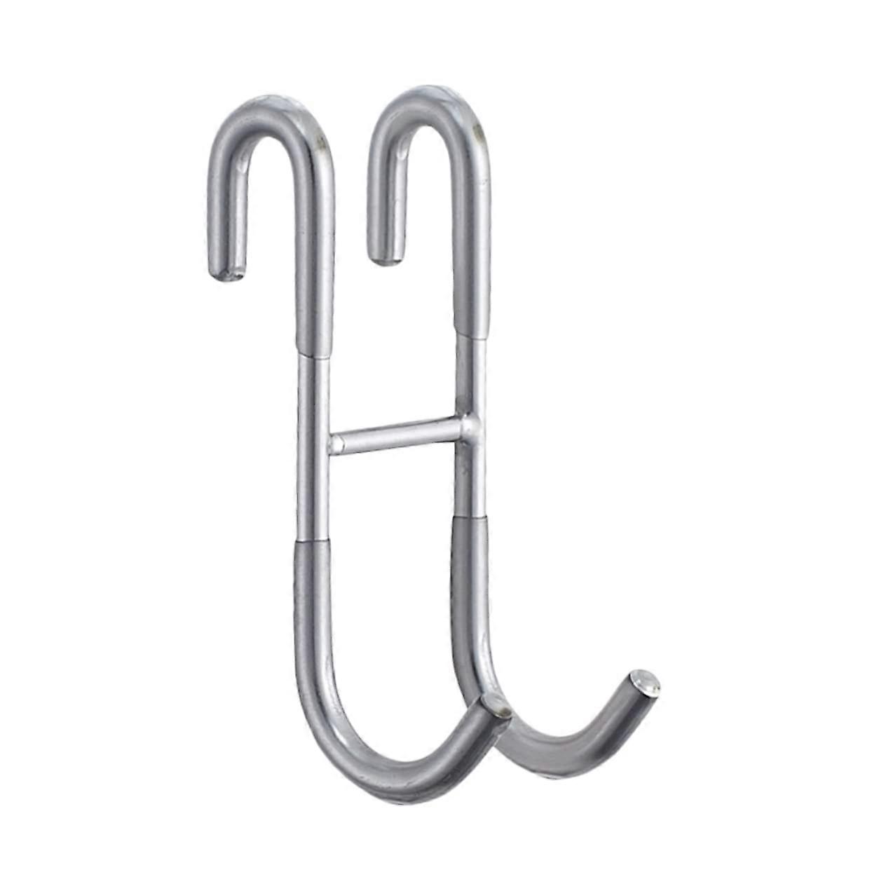 1 Shook for bathroom and kitchen, double hook for  space utilization, rustproof and durable.