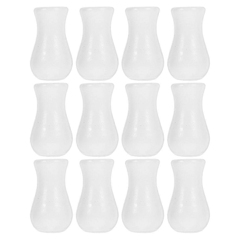 Wooden Blind Cord Knobs for Decoration White Color Minimalist Style Easy to Install by DIY 12 Pieces
