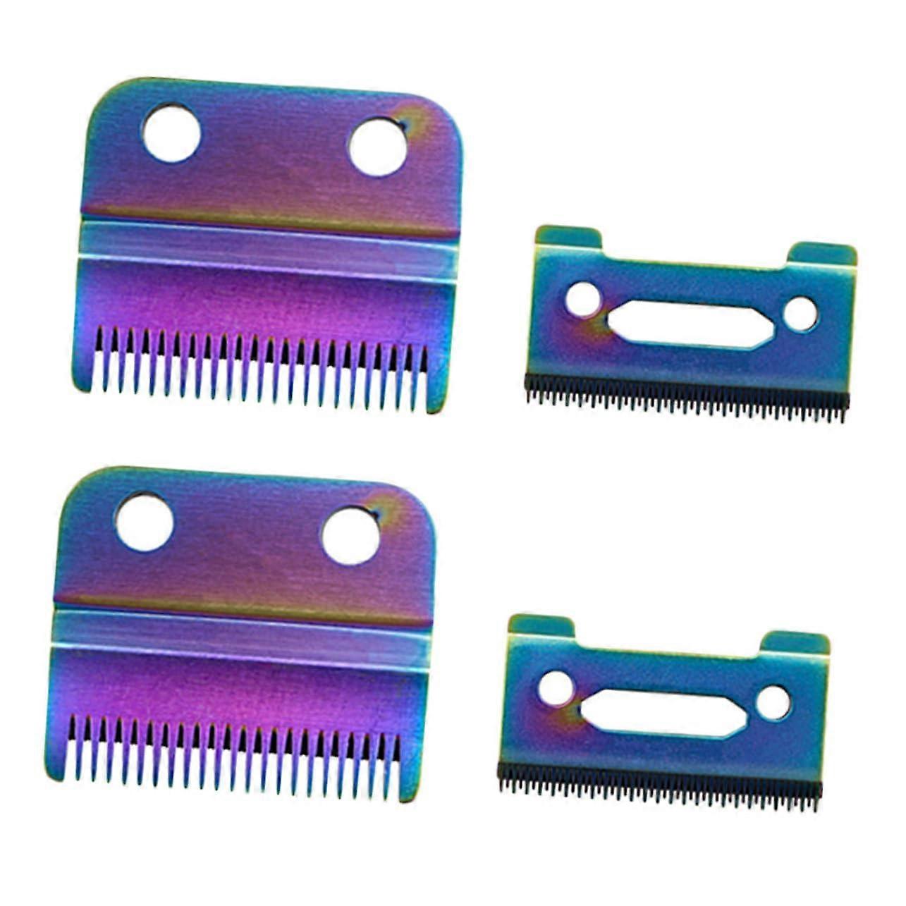 2 replacement blades for hair clippers  
Precision trimmer heads for easy replacement for barbers and stylists  
quality cutting performance