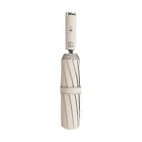 Sun Protection Fan Umbrella 3 Levels Adjustable Rechargeable UV Blocking Umbrella Portable Waterproof Windproof Multifunction Automatic