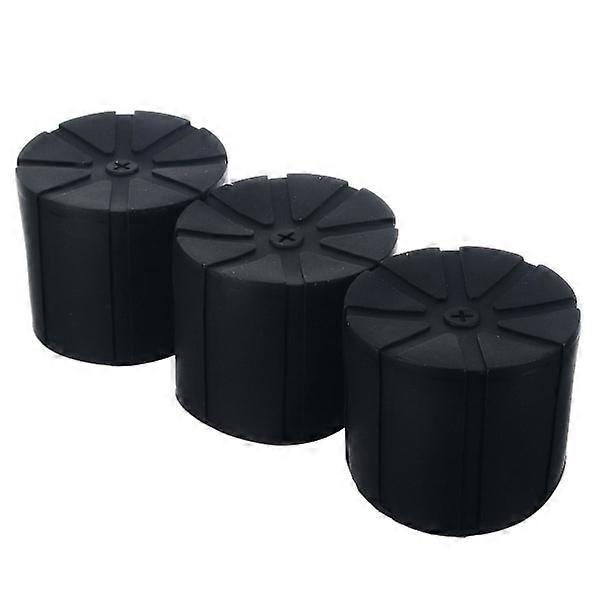 3 stk vandtætte silikone universal linsedæksler til 65-110 mm DSLR-kameralinser