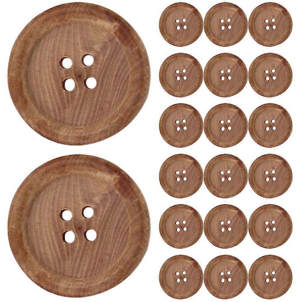Hemoton 50Pcs Creative Simple Decorative Sewing Buttons for Coat Clothes