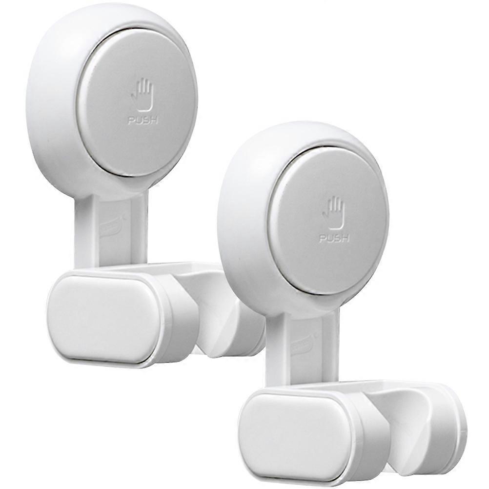 White Mobile Phone Holder with Super Strong Suction Cup for Bathroom Use Adjustable Base Suitable