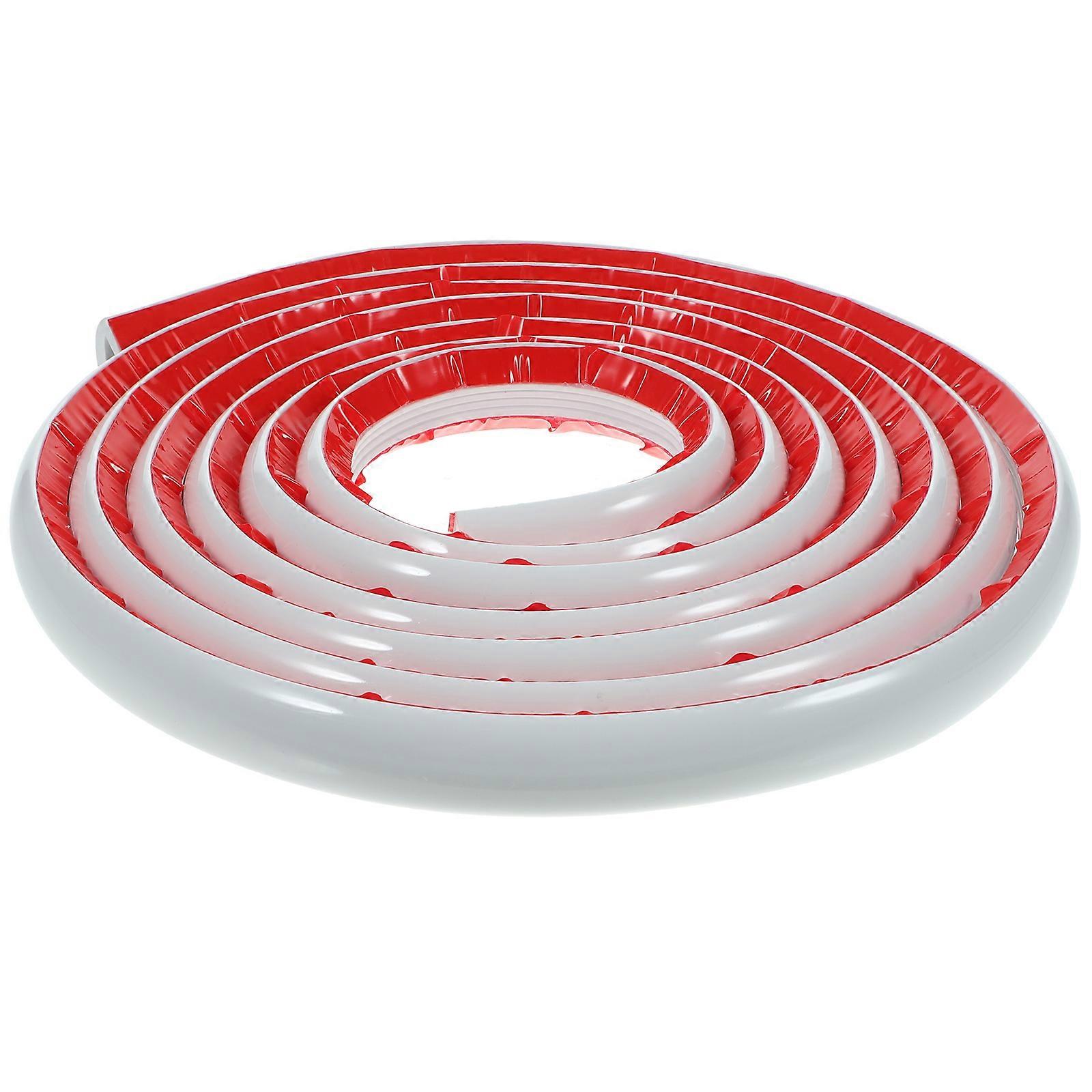 White PVC Peel and Stick Trim for Wall Edge Cabinet Edge and Home Use Flexible and Durable 5.28 Feet