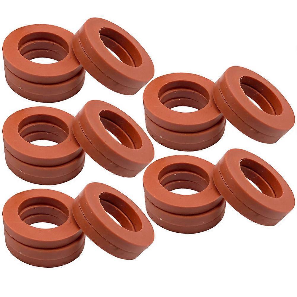 Garden Hose Gasket 50Pcs Water Hose Washers For Homeowners And Gardeners Leakage Prevention Round Rubber Material 2.5X2.5X0.3CM