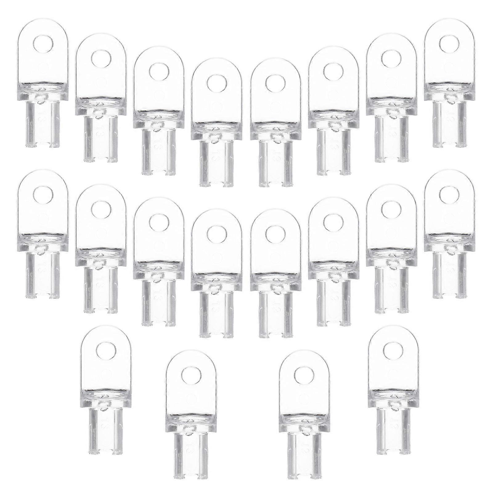 Clear Plastic Wand Tips Pack of 20 – Replacement for Horizontal and Vertical Blinds Easy Installation with Eyelet