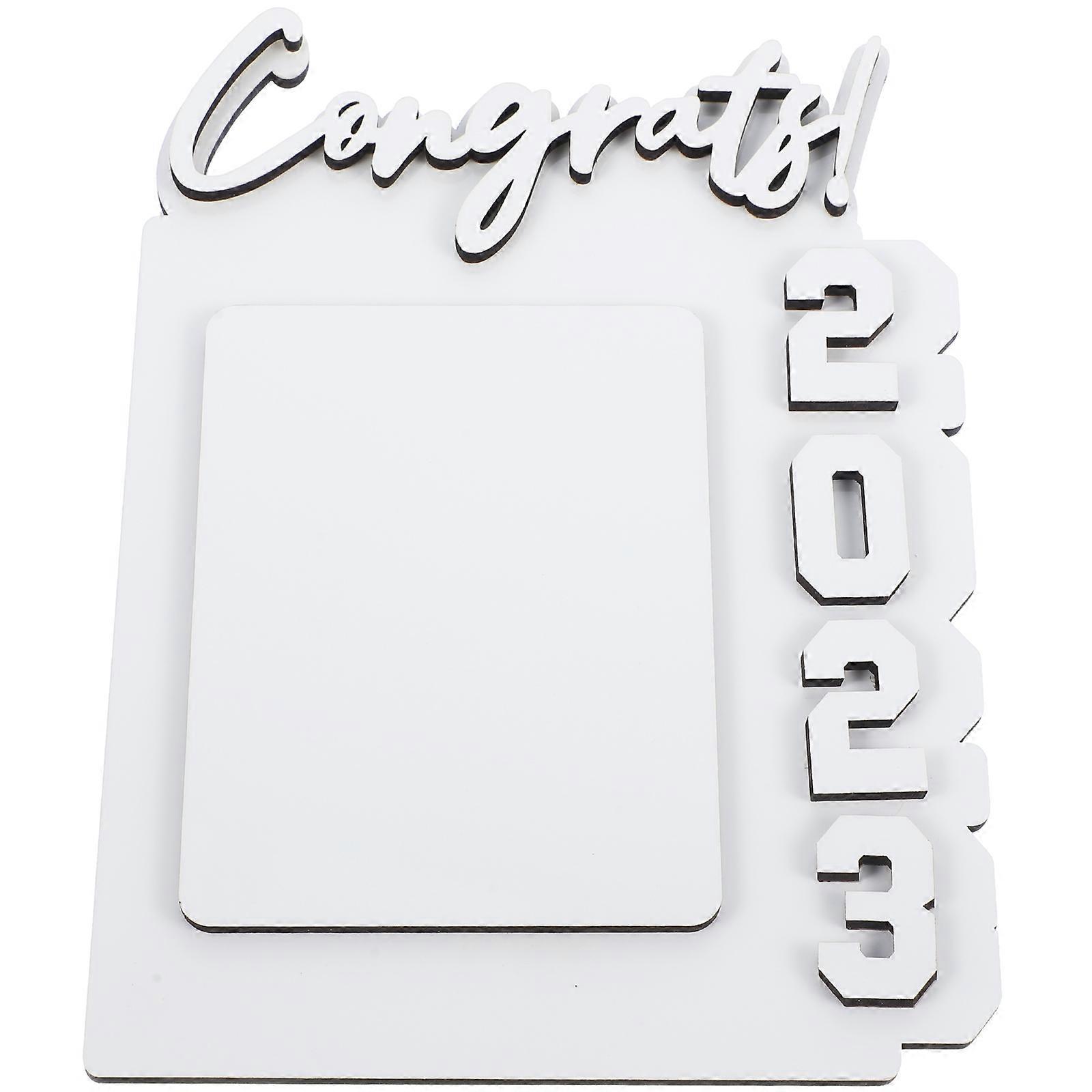 White Density Board Picture Frame for Heat Transfer Printing Perfect for Decoration and Gifts 6x8 Inches