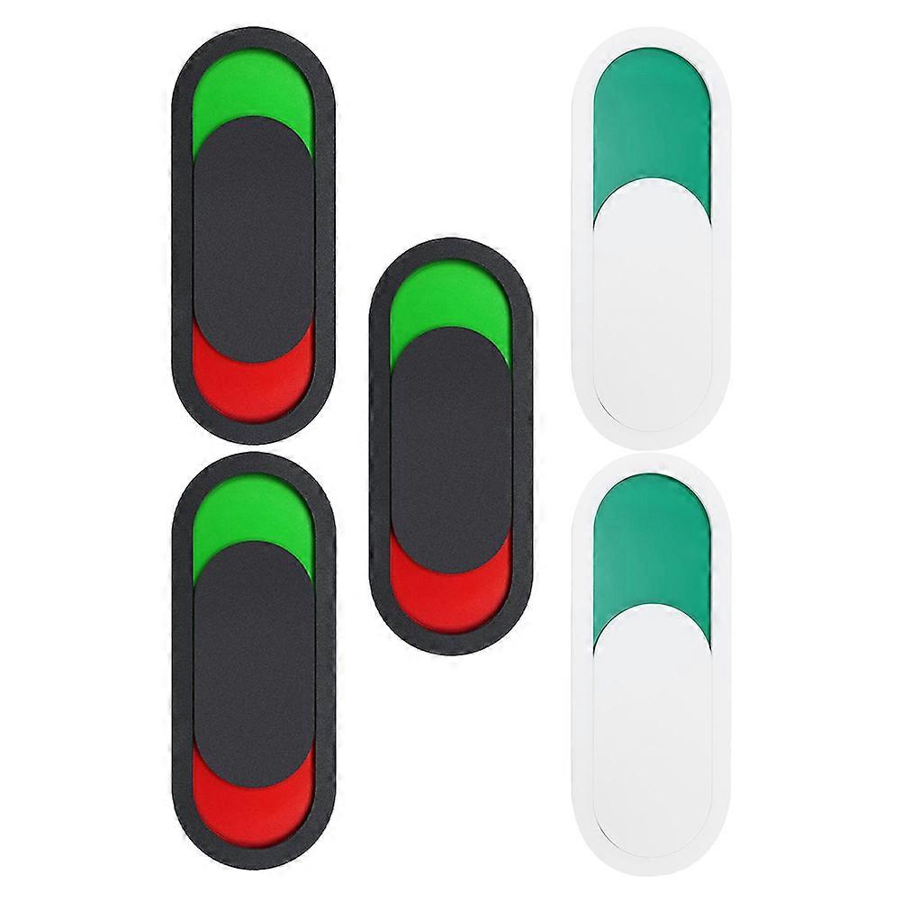 5pcs Slide Door Privacy Signs – Vacant, Occupied, Not Disturb, Available, Open, Closed – Assorted Colors – 10x4cm – For Home, Office, Restroom,