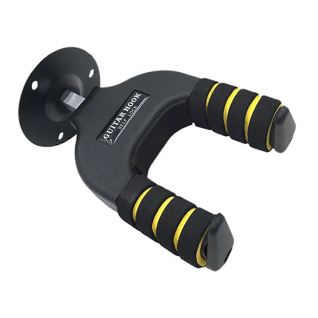 Wall-Mounted Guitar Hook, Elegant Design, Easy Installation, Ideal for Electric and Acoustic Guitars