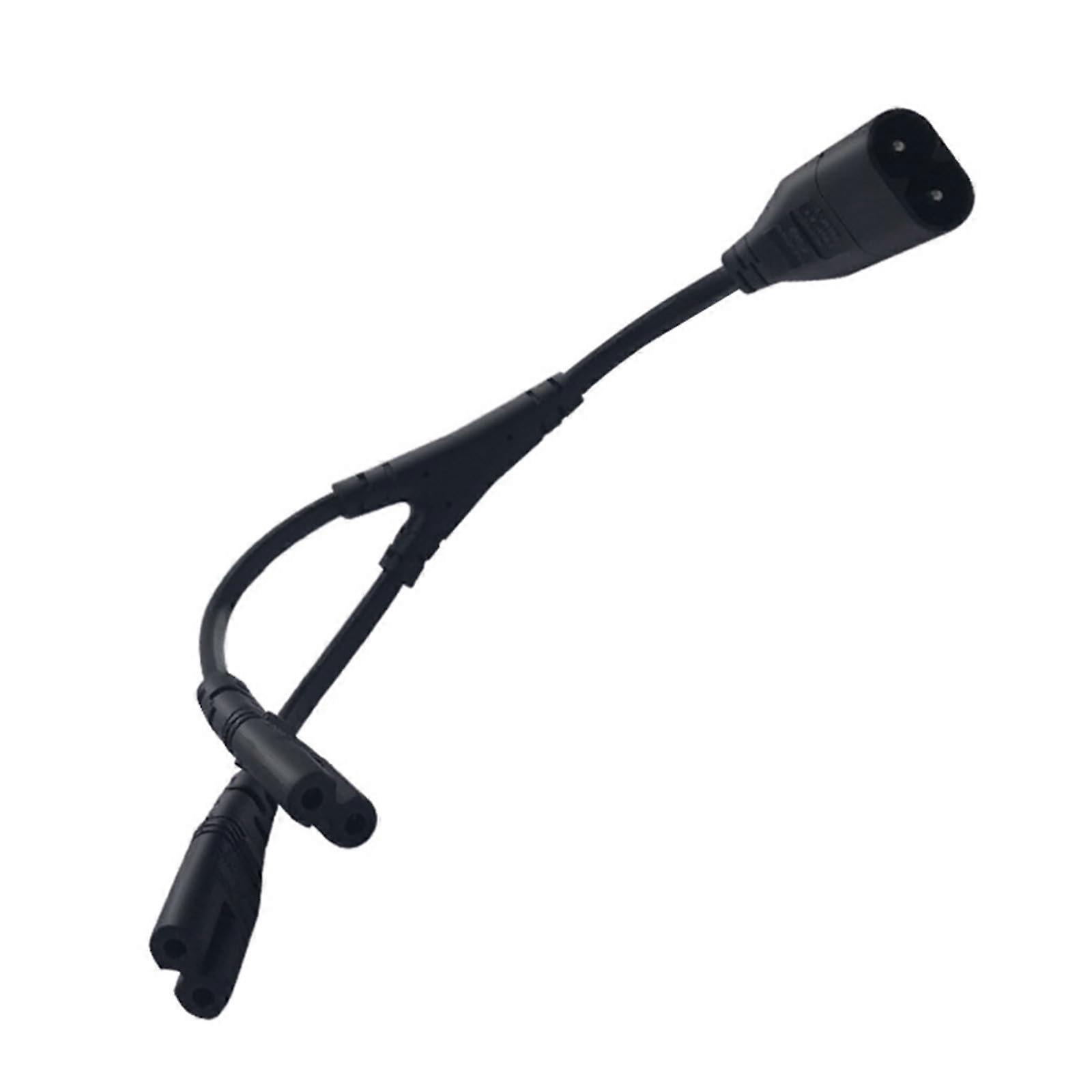 C8 to 2xC7 Male to Female 8Character Power Extension Cable IEC320 C7 to C8 Extended Power Cord