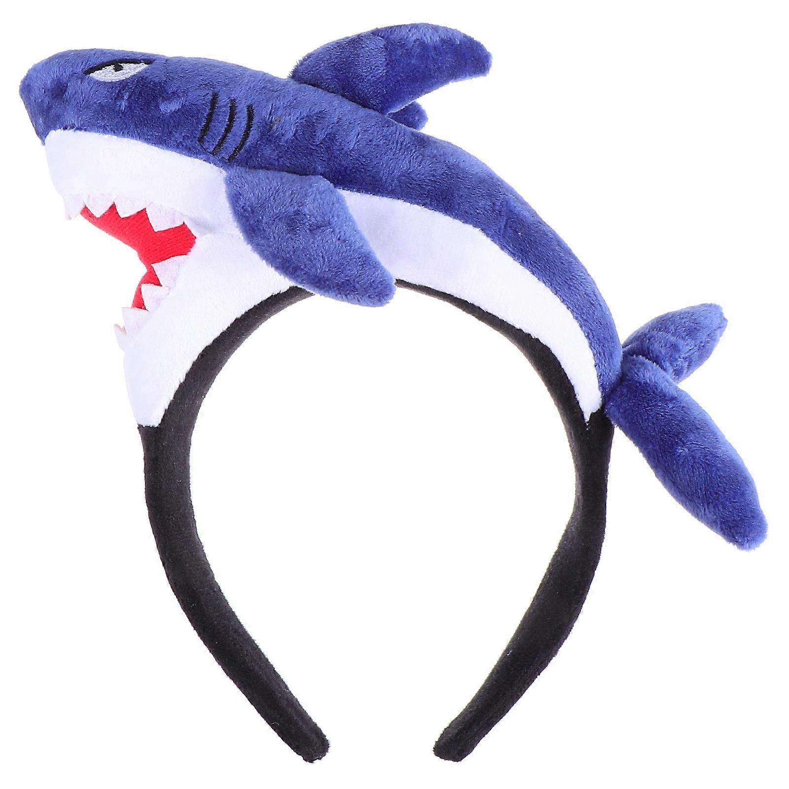 Here's a refined and engaging product description for your **Funny Shark Headband**:
**1pc Funny Shark Headband – Comfortable Cloth Hair Band for