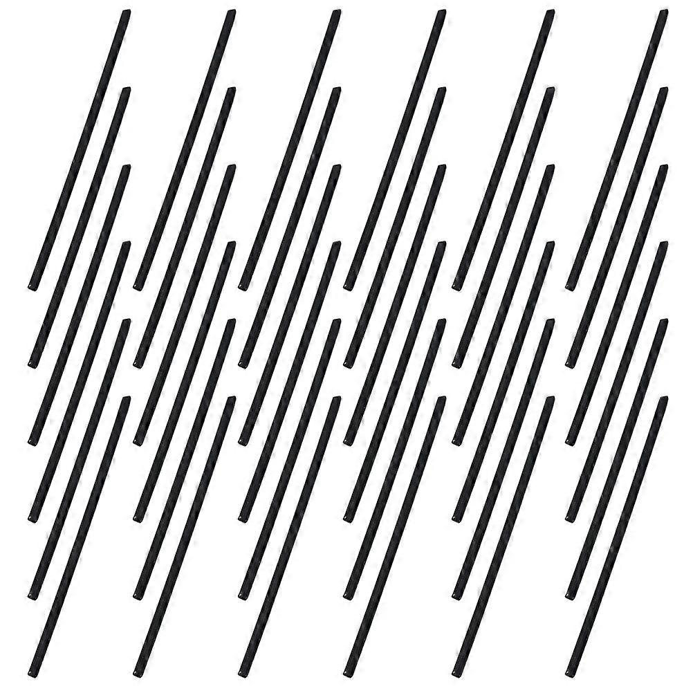 200Pcs Marimba Fingerboard Side Marker Guitar Fretboard Side Dot Position Marking Black High-Performance Inlay Material