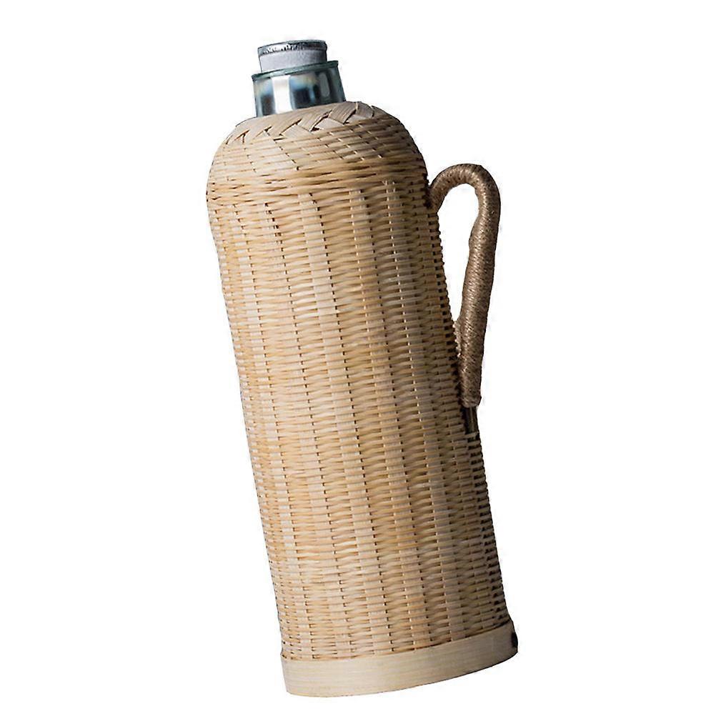 Bamboo Thermal Kettle for Practical Use 1Pcs Traditional Hand-Made Water Bottle