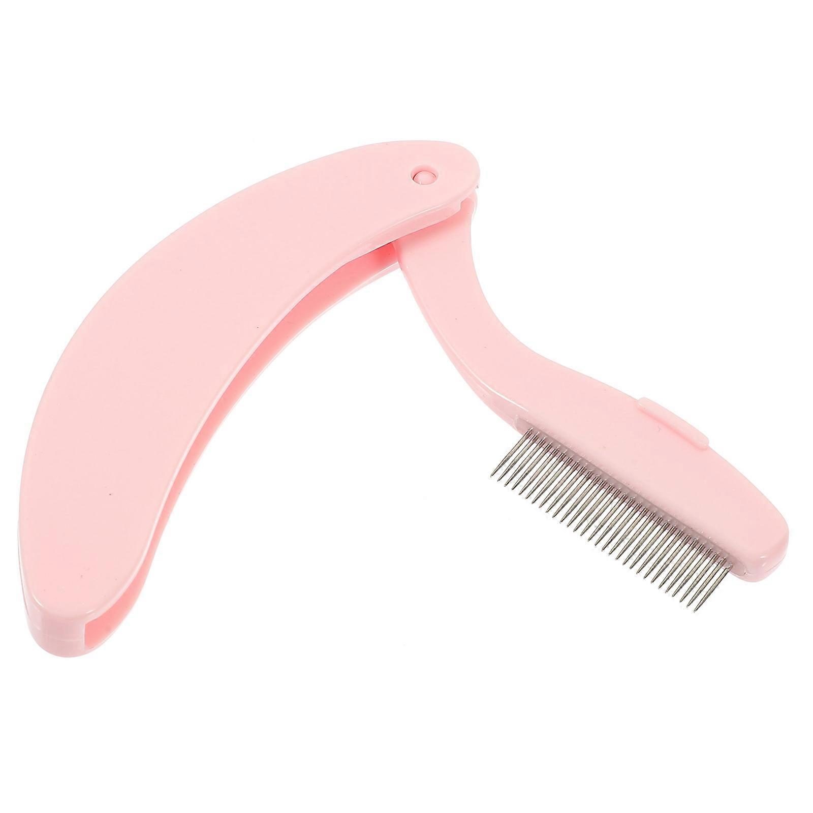 Eyebrow Eyelash Brush For Makeup 6.5x1x1cm Curved Shape Easy to Clean 1Pack