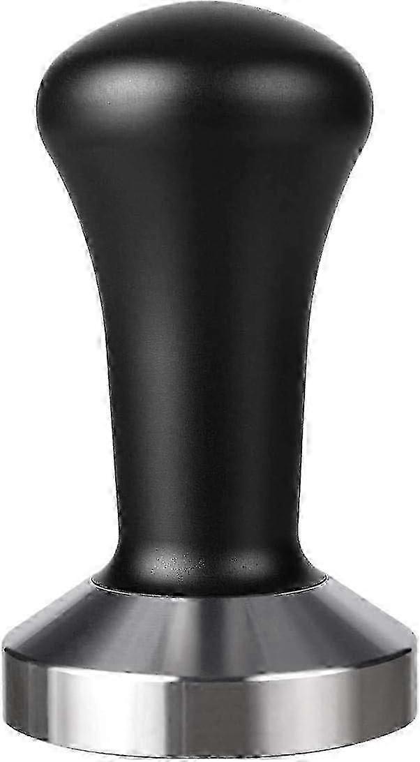 Stainless Steel Coffee Tamper with Frosted Handle and Flat Bottom 58mm Coffee Ground Compressor Edition 0729
