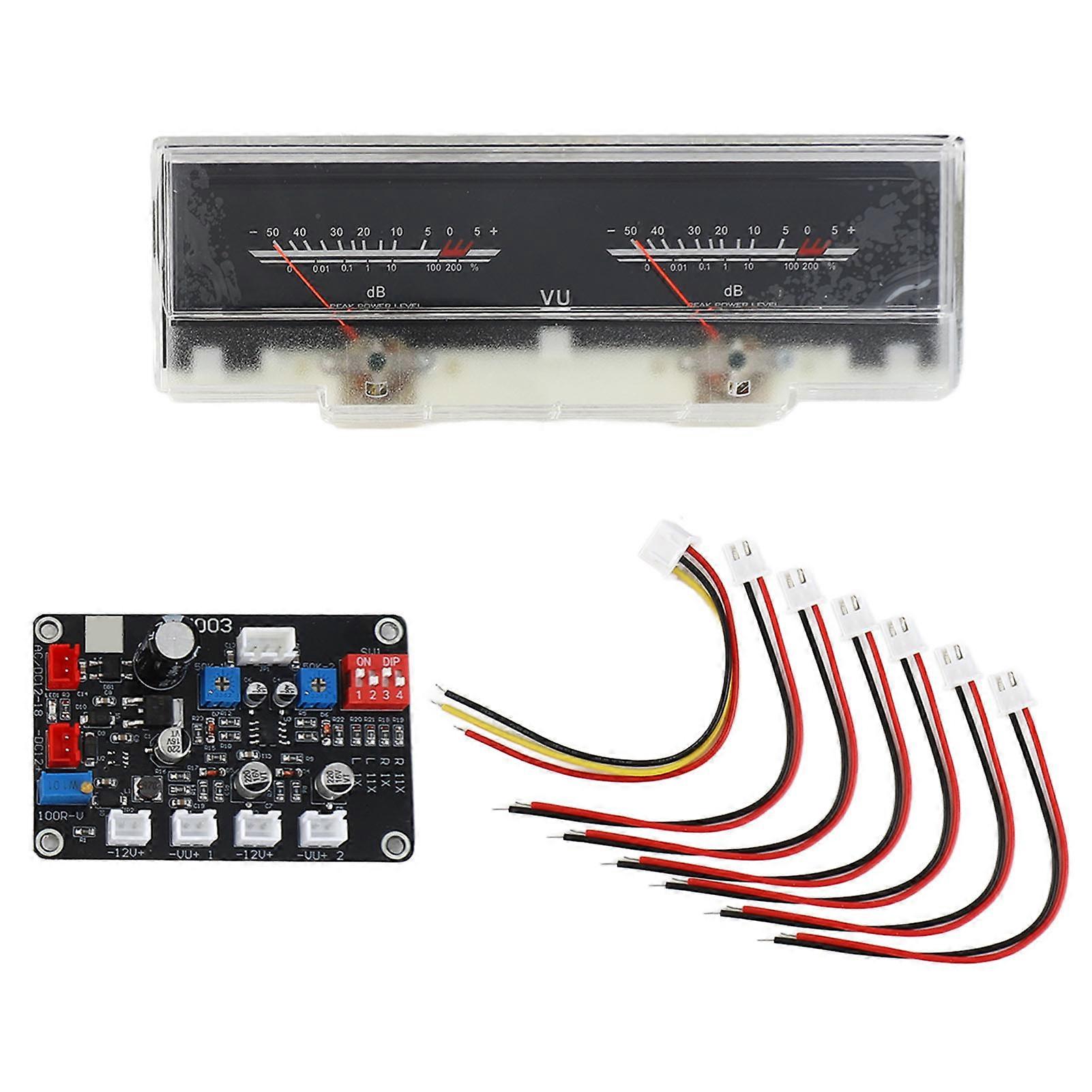 Misuratore di livello DB TS-DB78-W con scheda driver retroilluminata per amplificatori preamplificatori Display del segnale audio