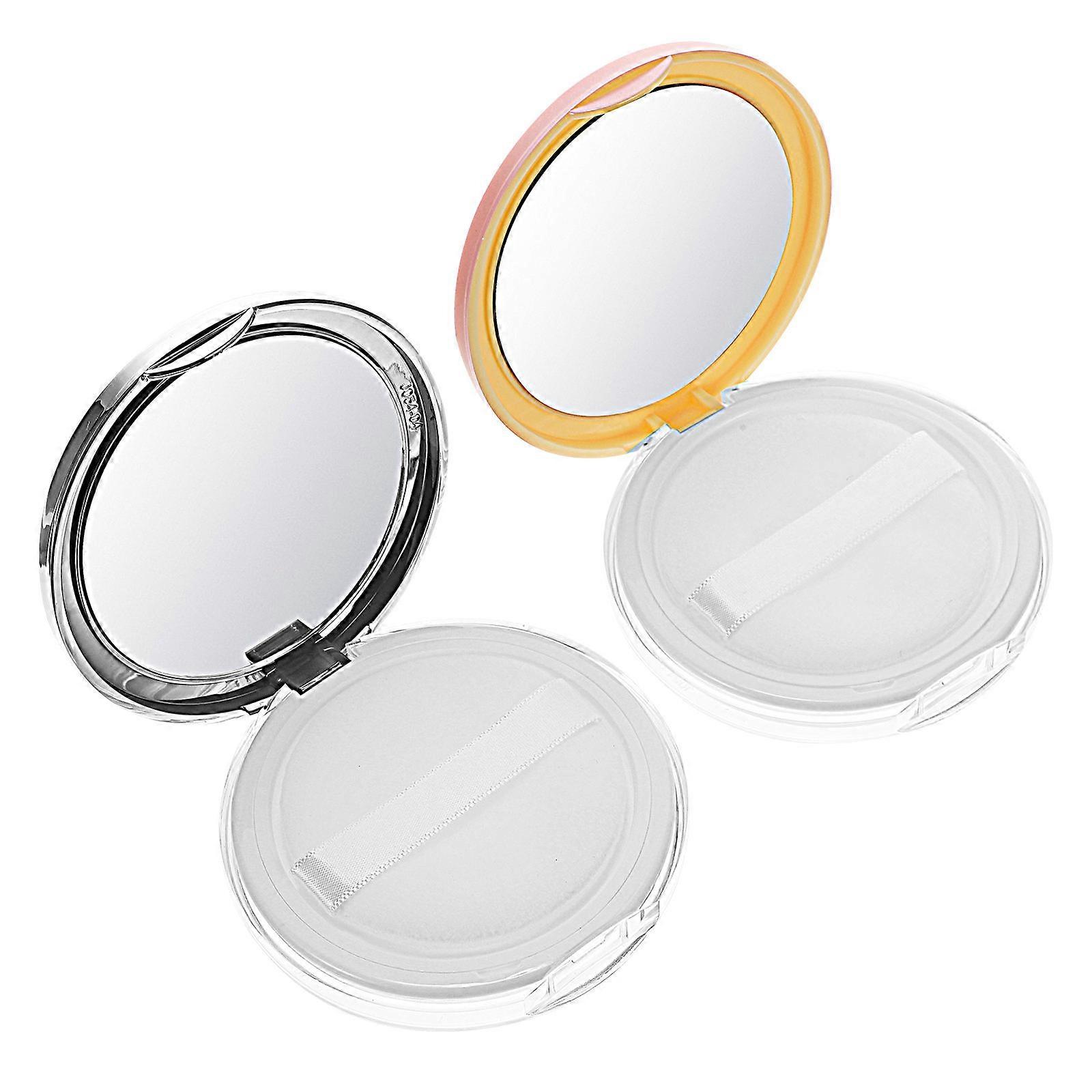 Loose Powder Container with Puff, Durable Material for Outdoor Use, Compact Size