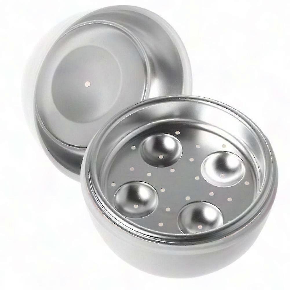 Quick Microwave Egg Cooker - 5 Min Hard or Soft Boiled Eggs Steamer