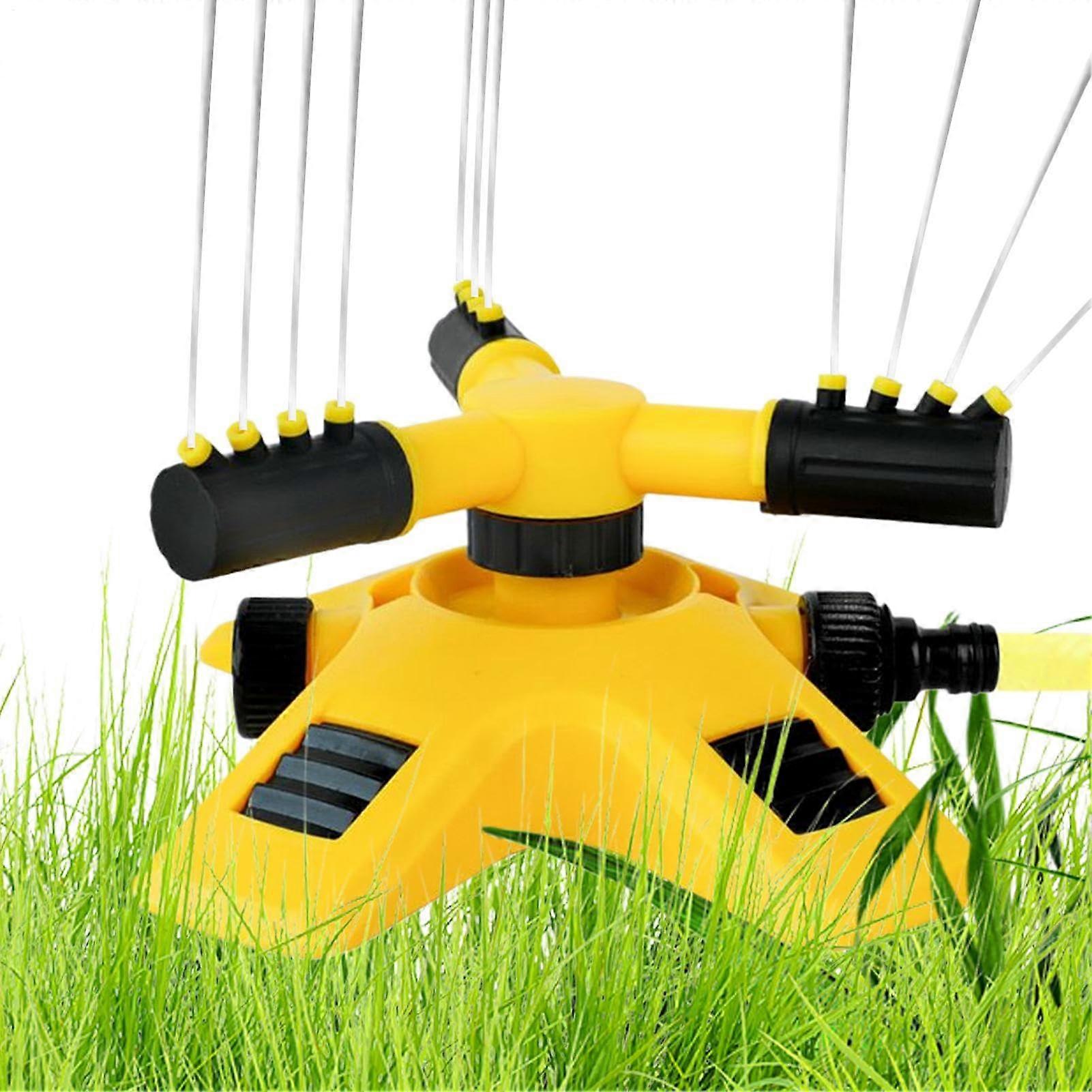 Garden Sprinkler Lawn Sprinkler 360-Degree Rotating Irrigation System For Large Lawn Coverage Backyard Pet Safe