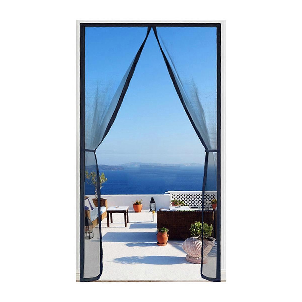 Magnetic Door Screen Insect Mosquito Net Curtain Fly Insect 80x205cm