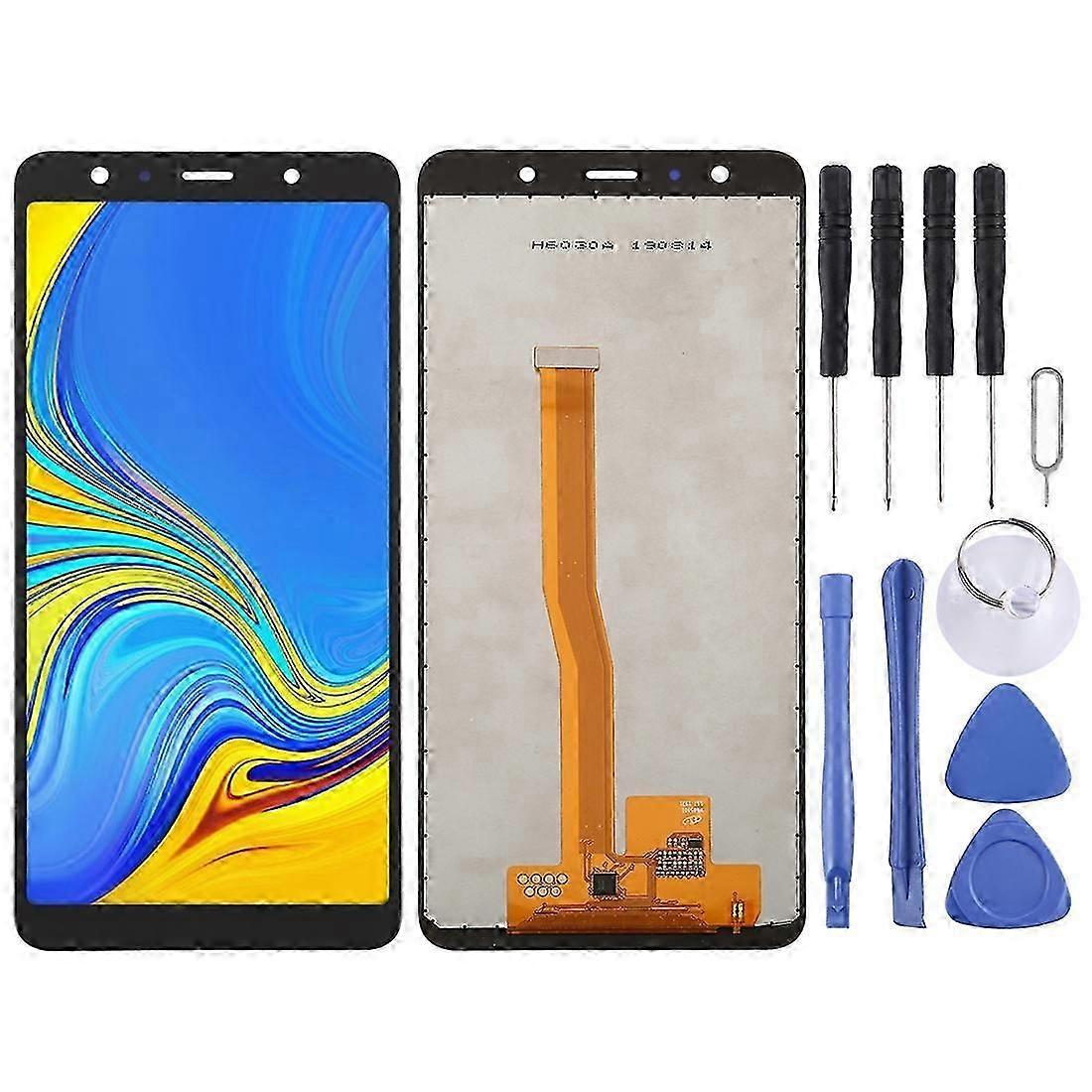 شاشة LCD داخلية لهاتف Galaxy A7 A750F / DS و A750G و A750FN / DS مع مجموعة كاملة من محول الأرقام