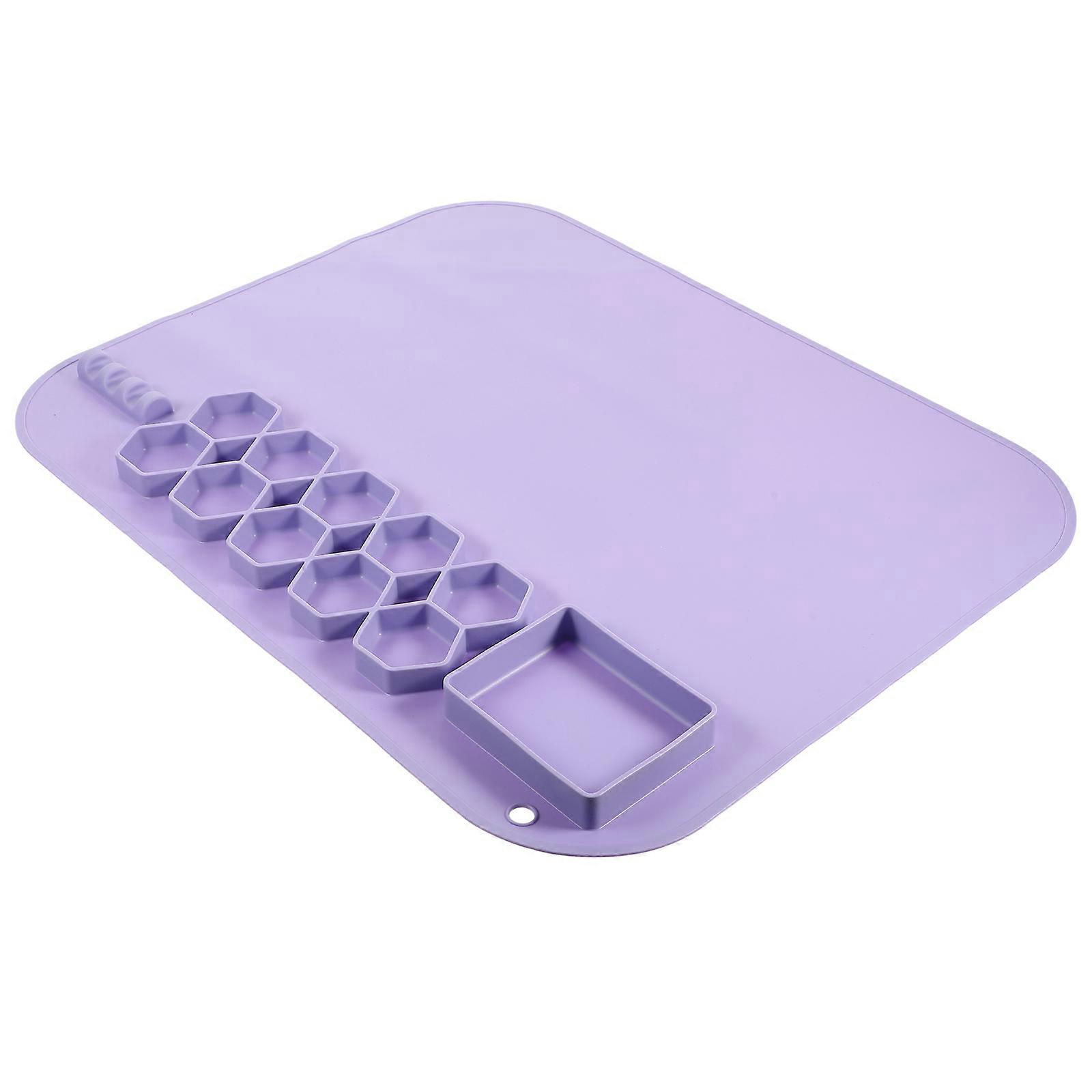 DIY Crafting Silicone Mat Rectangular Painting Mat For Hobbyists Lightweight 1Pack