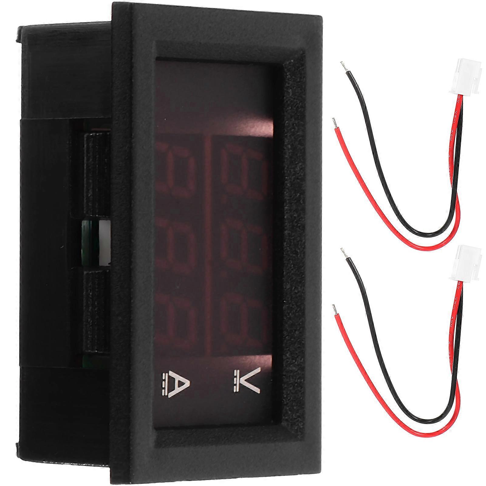 Volt Meter Pc Rectangular Voltage Current Tester Panel Gauge for Car High Accuracy Measurement