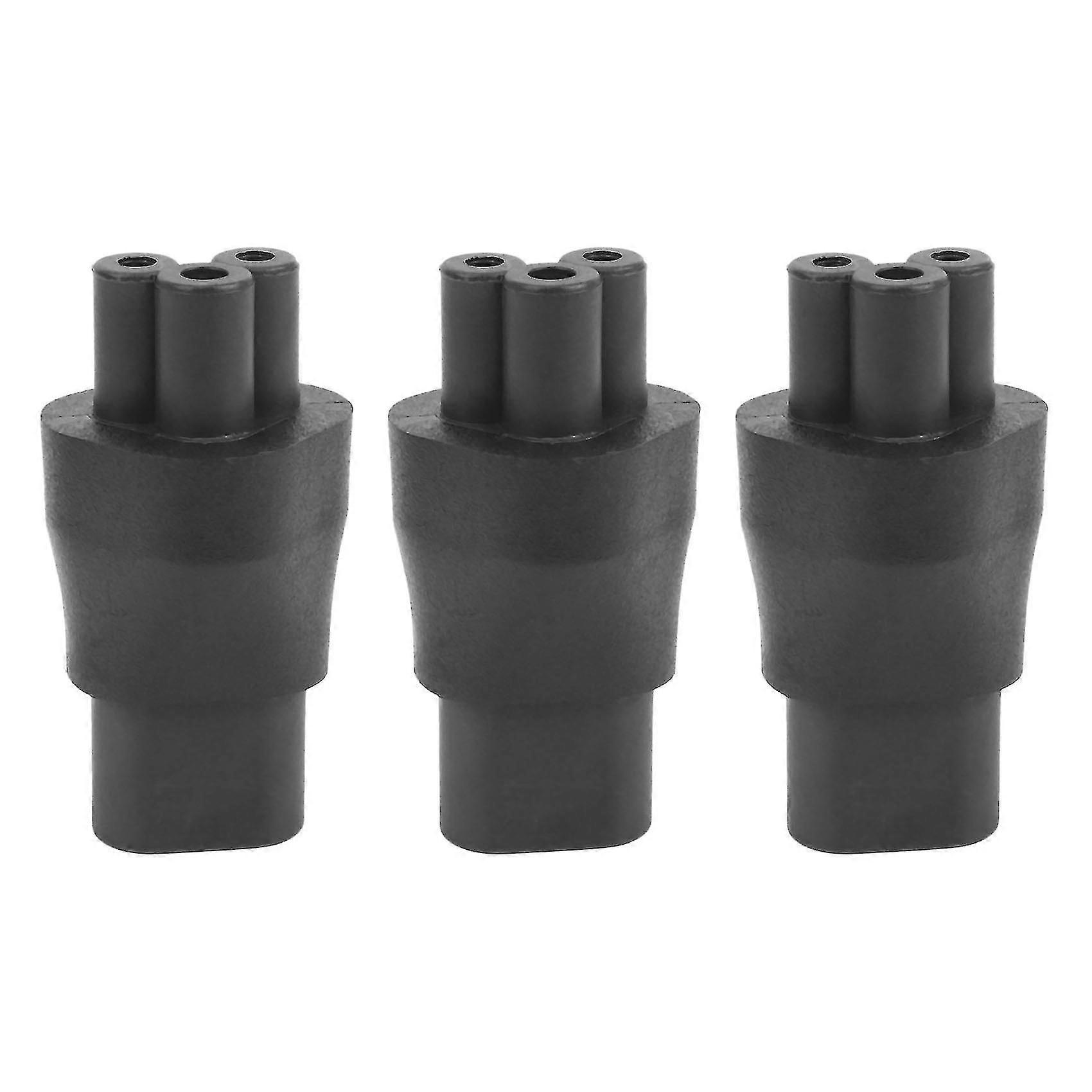 3x Iec 320 C5 3-pin Dişi C8 2-pin Erkek Fiş Dönüştürücü Güç Kaynağı Adaptörü