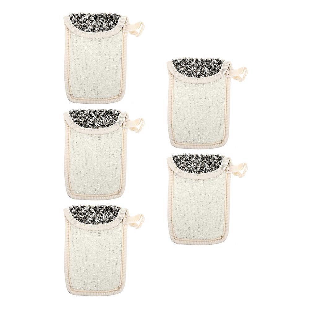 Foaming Nets Soap Bags 5Pcs Quick Drying Soap Bubble Pouches For Bathing And Traveling In Portable Style
