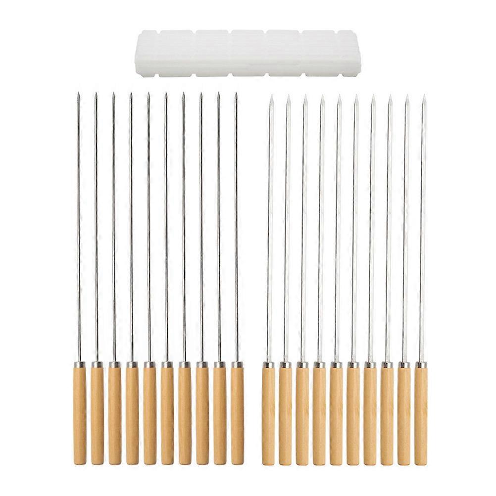 Multipurpose Skewers Sticks For Kebab Making 1 Set Perfect For BBQ Camping Parties Durable Stainless Steel