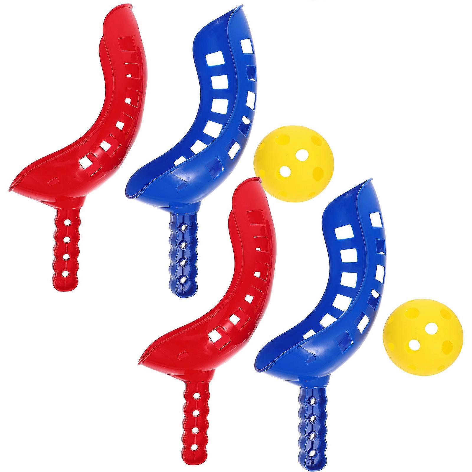 Outdoor Kids Toys Scoop Balls Game For Family Gatherings Assorted Color Toss Game 2 Sets