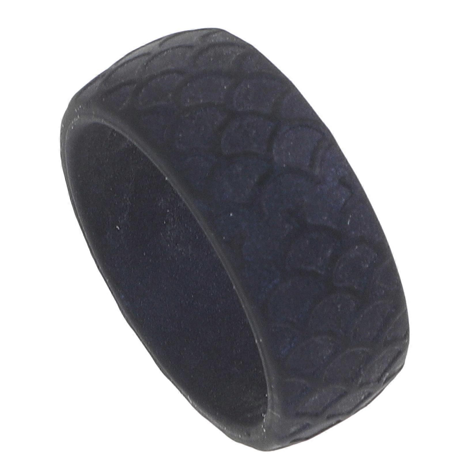Blue Silicone Ring for Women Ergonomic Design Breathable and Flexible Ring Size Adjustable