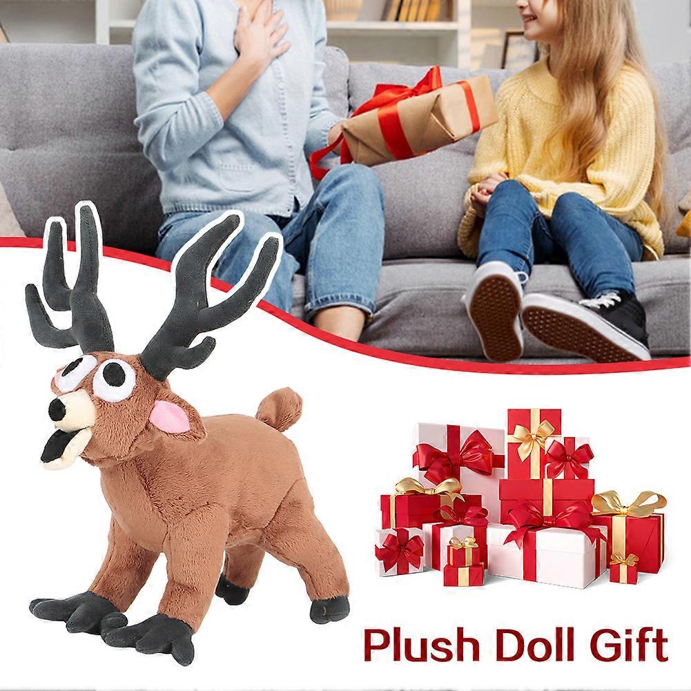 99-Nights In The Forest Plush, 15in 99Nights Deer Monster Plushie Toys Collectible Stuffed Animals Doll For Fans