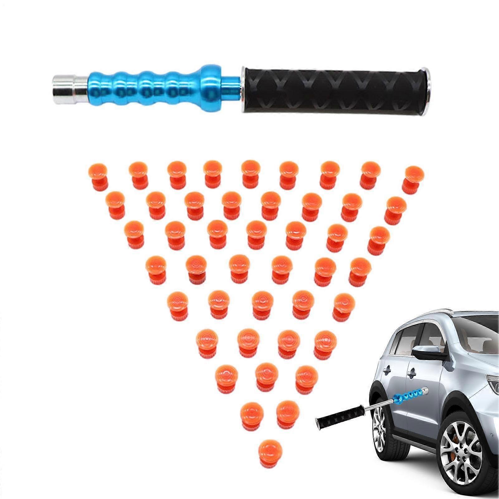 Dent Repair Tool For Cars - Auto Dent Removal Kit With 50 Pull Tabs