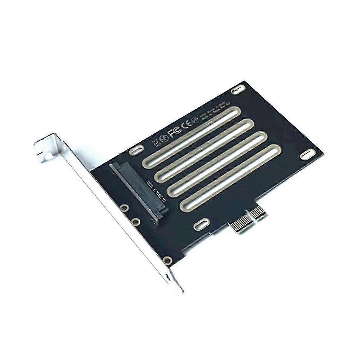 SFF-8639 U.2 U.3 σε PCIE 3.0 / 4.0 κάρτα προσαρμογέα πολλαπλών λειτουργιών - Μονάδα προσαρμογέα PCIEX1 για υποδοχή μητρικής πλακέτας