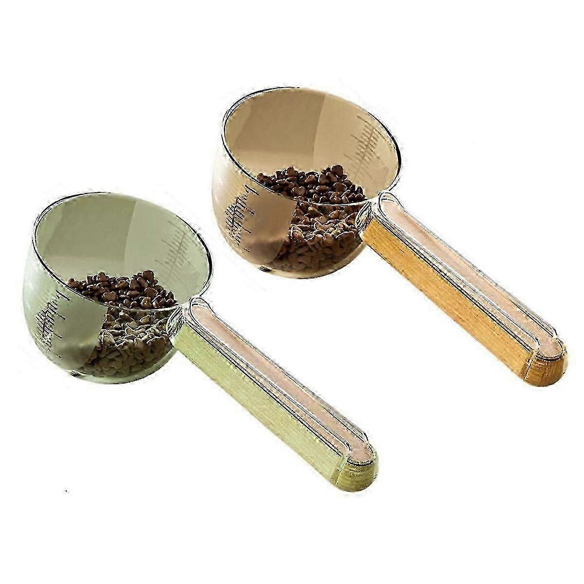Pet Measuring Cup with Sealing Clip - Dog & Cat Food Scoop for Accurate Portioning & Freshness Preservation